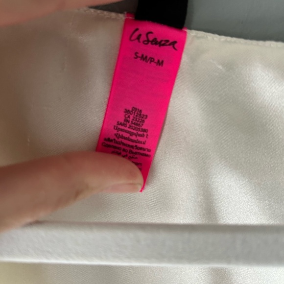 Lasenza White Satin/Lace Robe - Picture 6 of 6